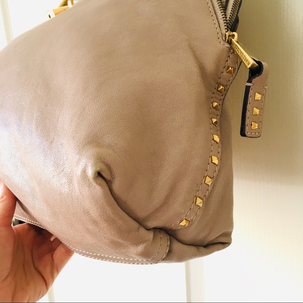 Marc Jacobs Made in Italy Nude Leather Paradise Rio Satchel Bag - Picture 6 of 14